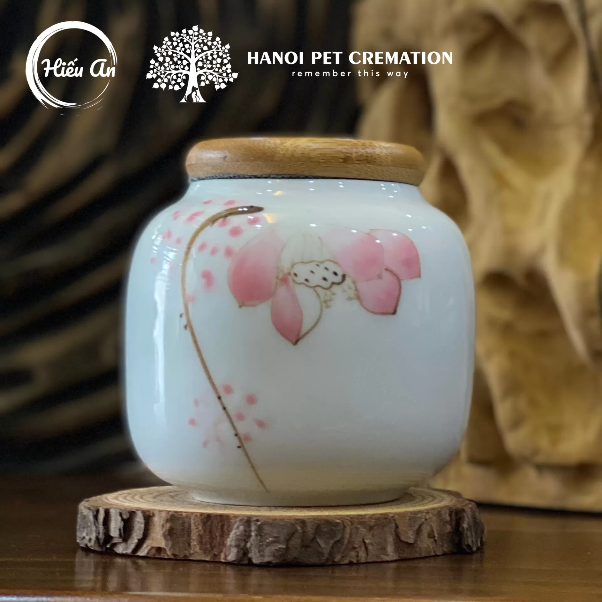 Hũ đựng tro cốt thú cưng HA-396