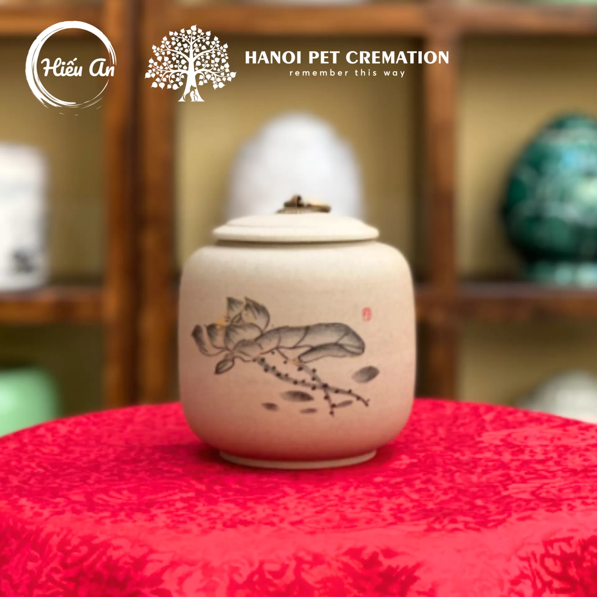 Hũ đựng tro cốt thú cưng HA-63