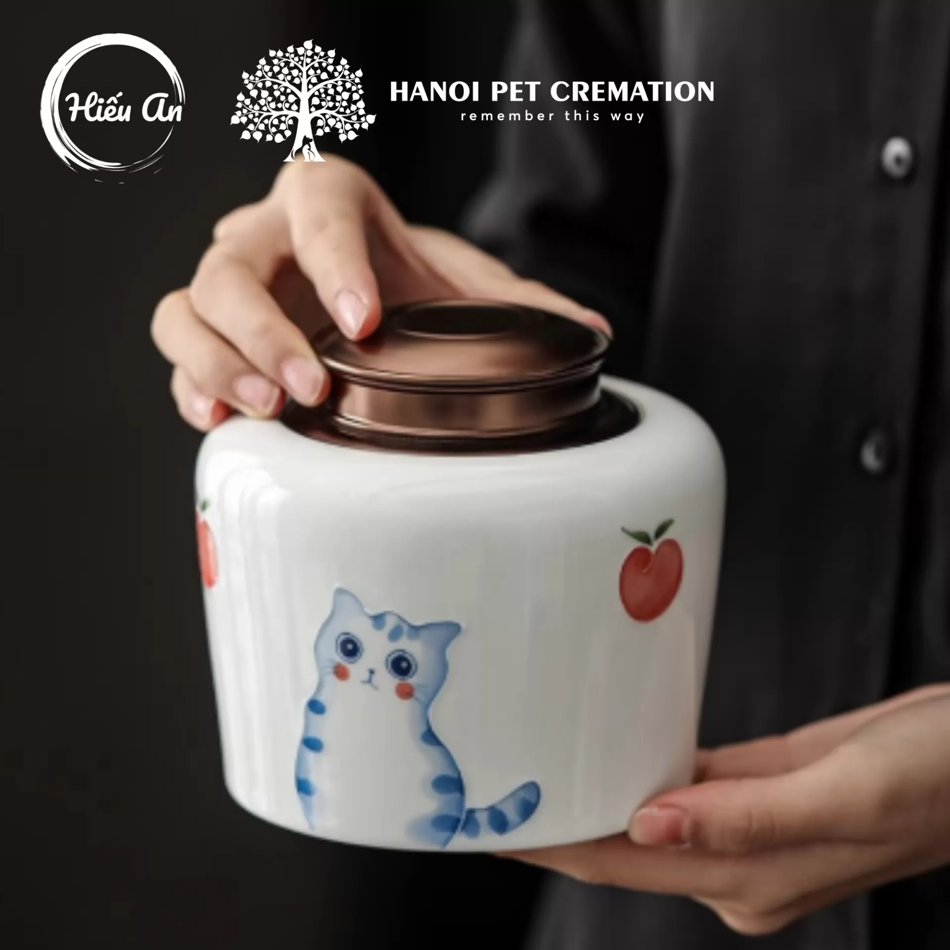 Hũ đựng tro cốt thú cưng HA-386