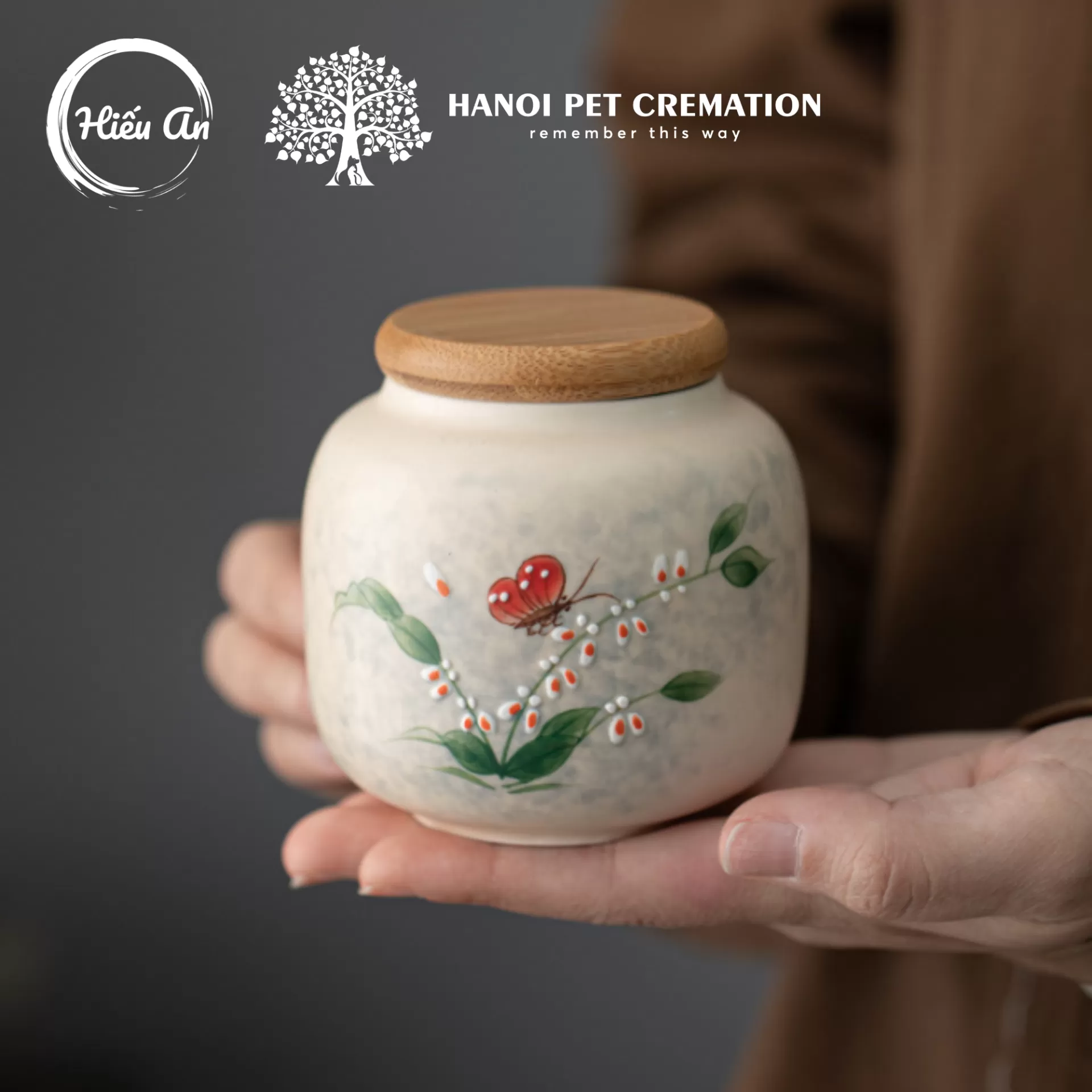 Hũ đựng tro cốt thú cưng HA-376