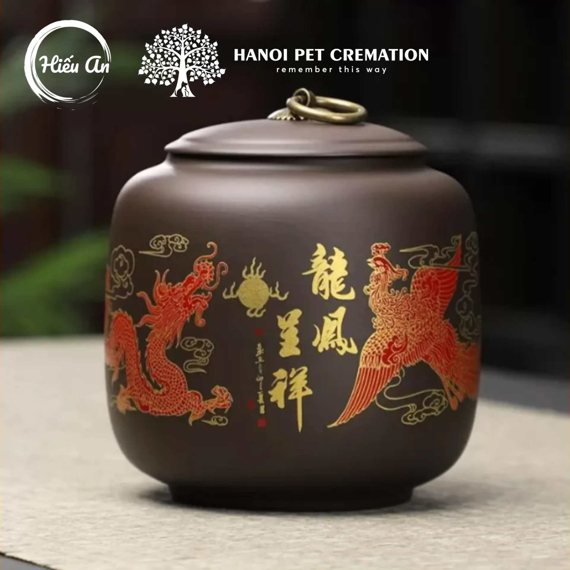 Hũ đựng tro cốt thú cưng HA-186