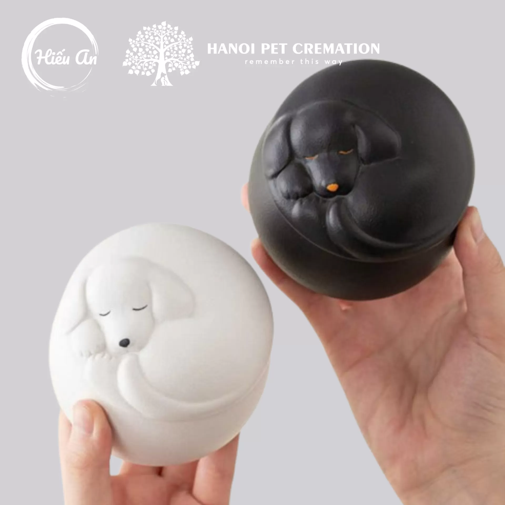 Hũ đựng tro cốt thú cưng HA-363