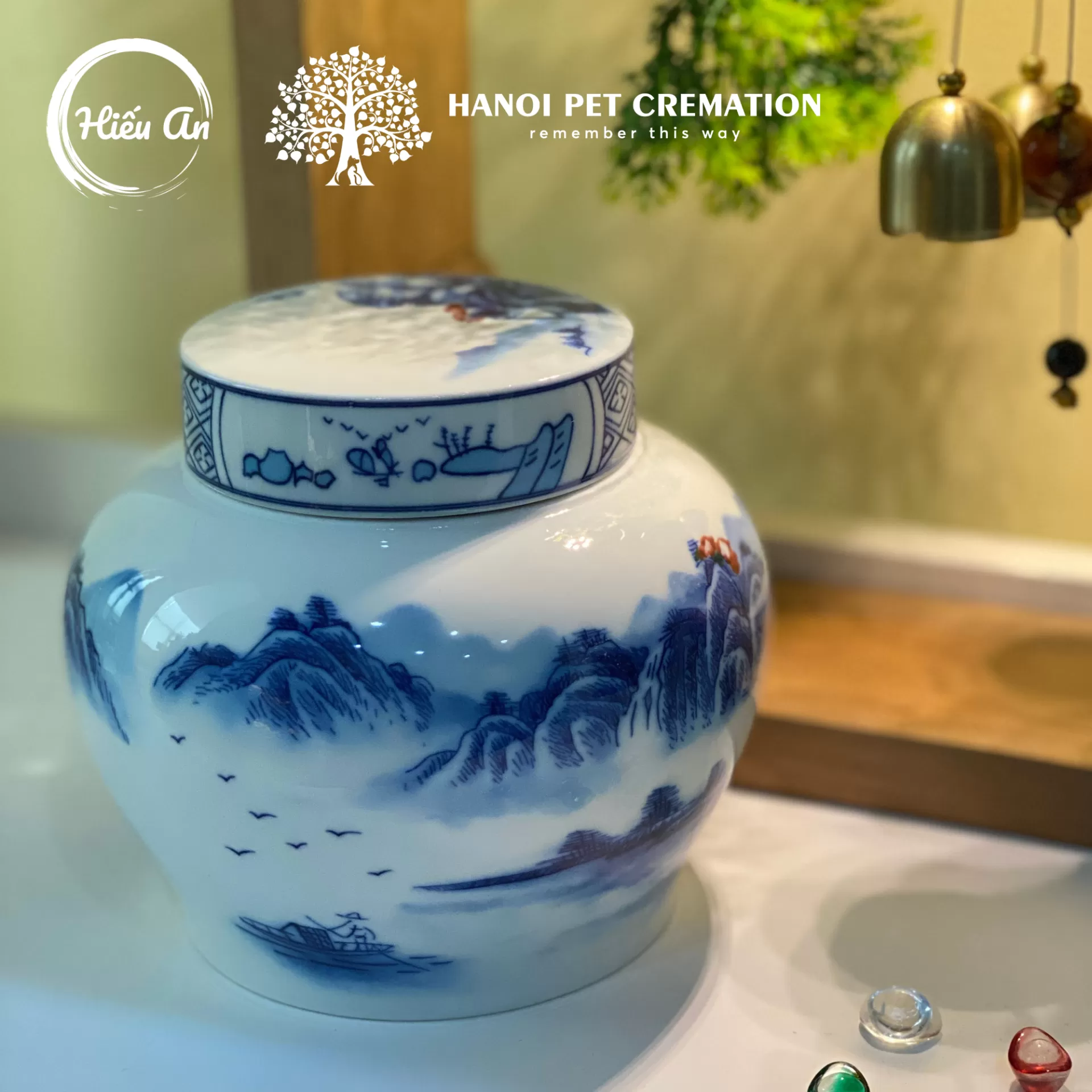 Hũ đựng tro cốt thú cưng HA-114