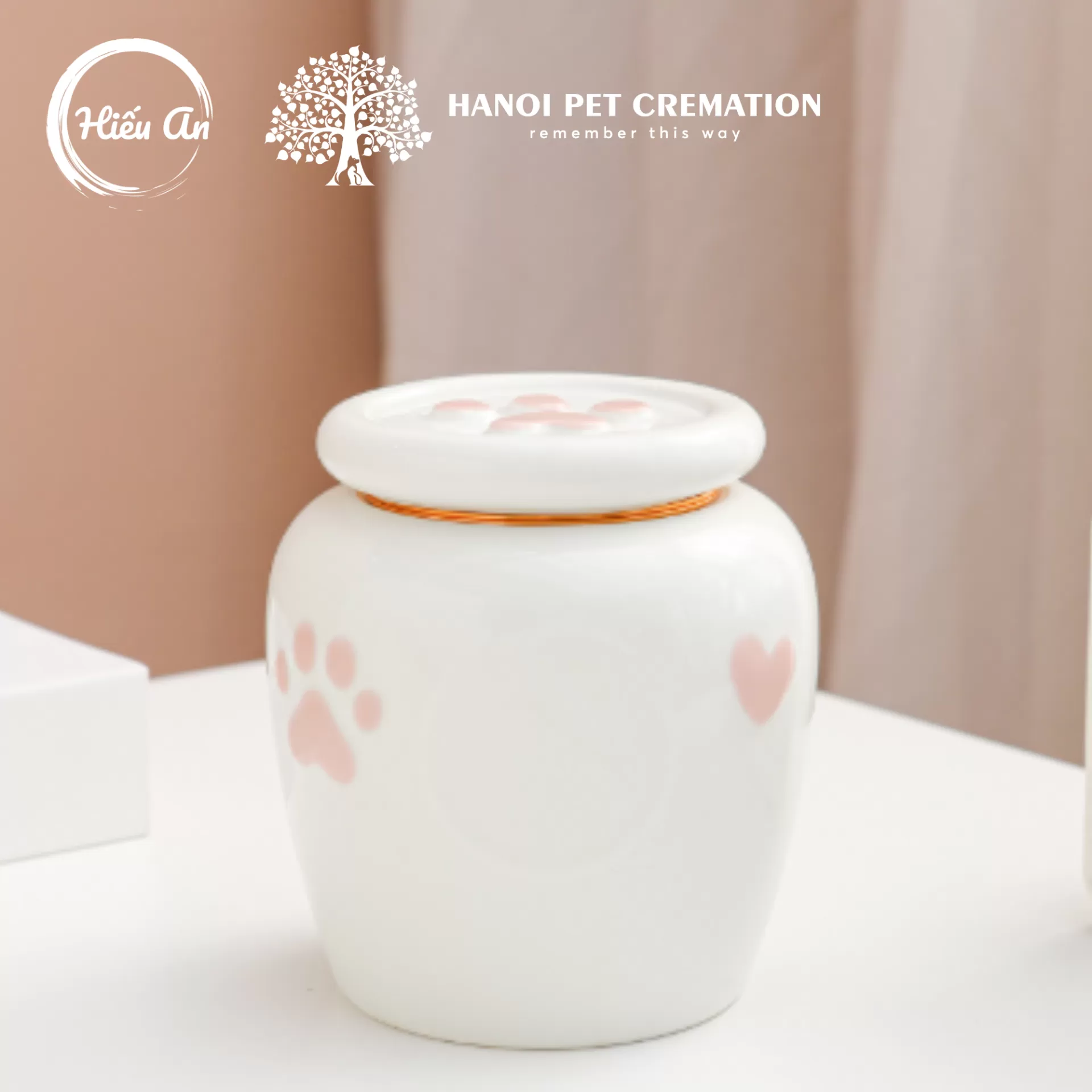 Hũ đựng tro cốt thú cưng HA-377 (cỡ nhỏ)